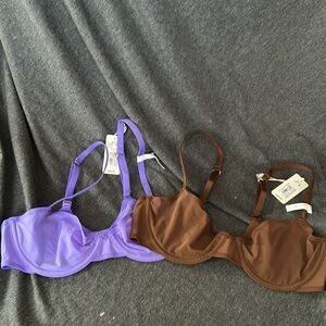 Sheer underwire bra